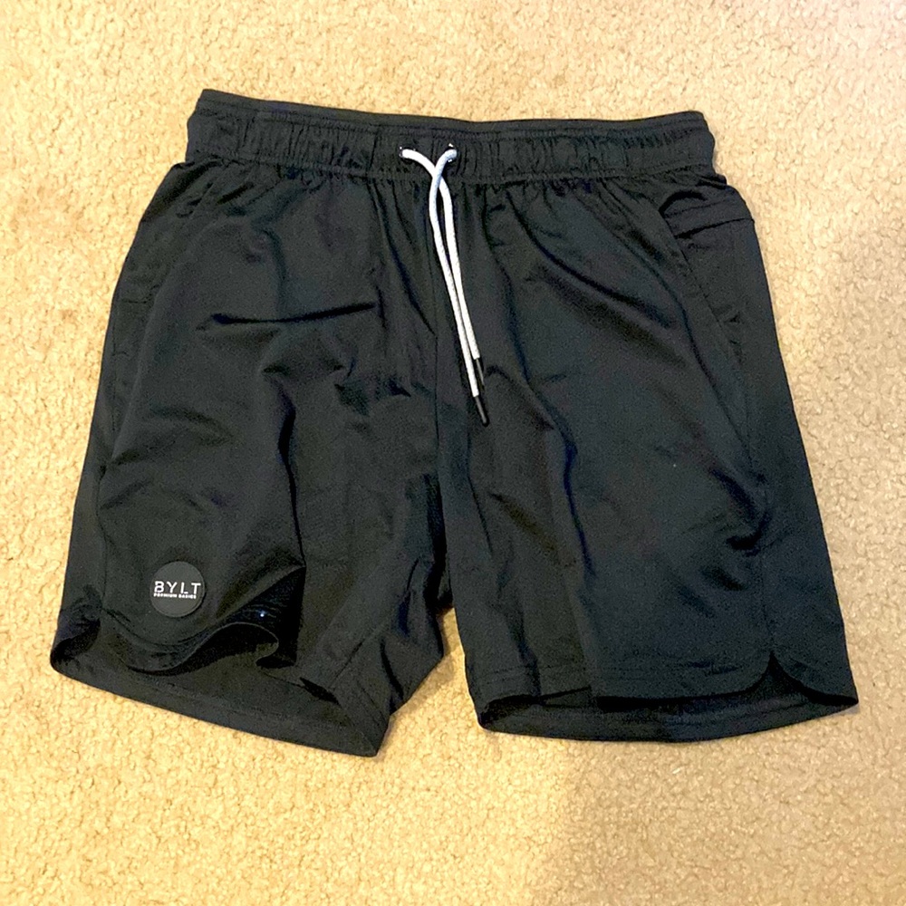 BYLT workout shorts. Size L. Rarely worn.